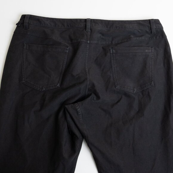 Lululemon ABC Pants Black Size 40x32 Slim Utilitech Stretchy Casual - Picture 10 of 13
